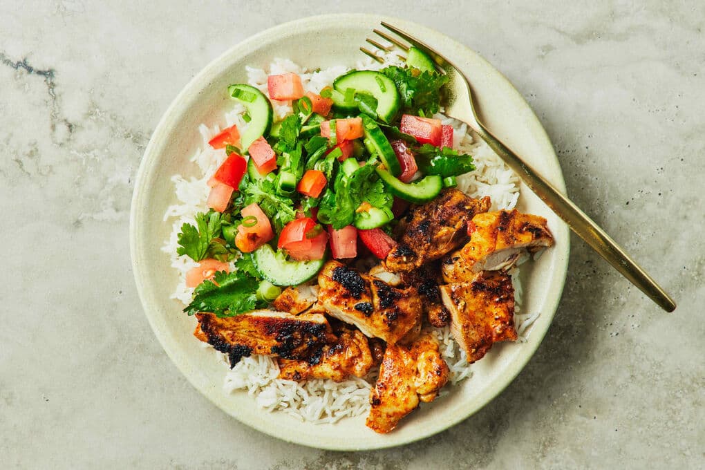 Grilled Chicken Basmati Bowl